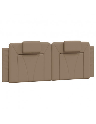 Giroletto con Luci LED Cappuccino 140x200 cm in Similpelle