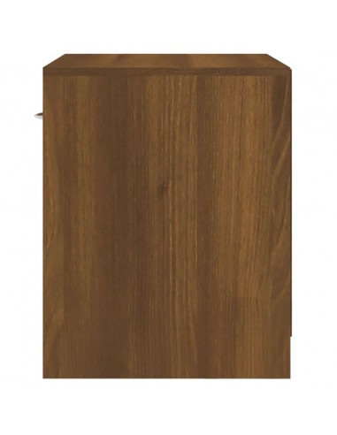 Comodini 2 pz con Cassetto Rovere Marrone