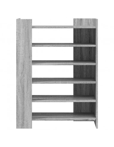 Scarpiera Grigio Sonoma 74,5x37,5x100 cm in Legno Multistrato