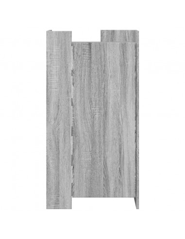 Scarpiera Grigio Sonoma 52x37,5x100 cm in Legno Multistrato