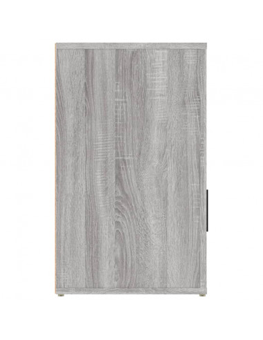 Comodino Grigio Sonoma 50x36x60 cm in Legno Multistrato