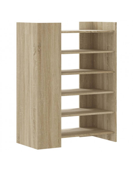 Scarpiera Rovere Sonoma 74,5x37,5x100 cm in Legno Multistrato