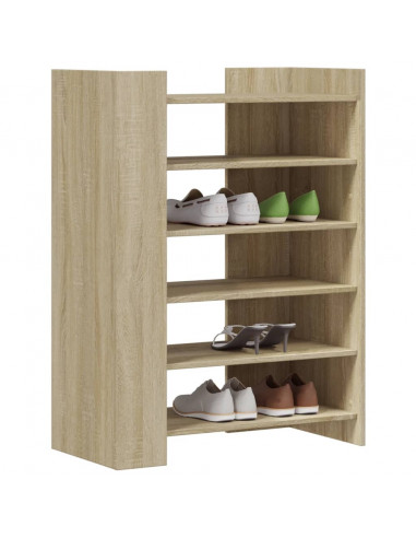 Scarpiera Rovere Sonoma 74,5x37,5x100 cm in Legno Multistrato