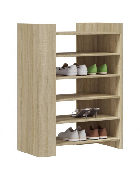 Scarpiera Rovere Sonoma 74,5x37,5x100 cm in Legno Multistrato