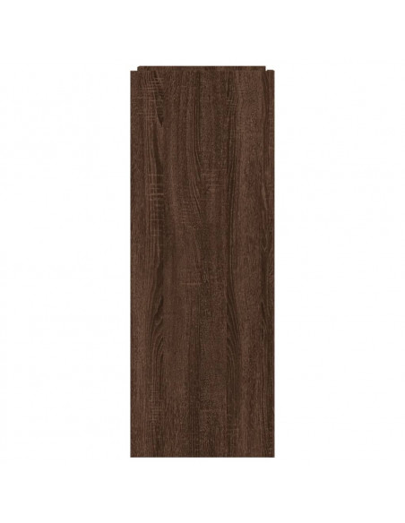 Scarpiera Rovere Marrone 74,5x37,5x100 cm in Legno Multistrato