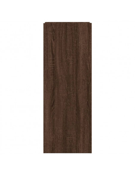 Scarpiera Rovere Marrone 52x37,5x100 cm in Legno Multistrato