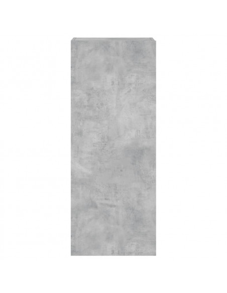 Mobile TV Parete Grigio Cemento 40,5x30x102cm Legno Multistrato
