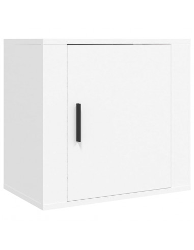 Comodino a Muro Bianco 50x30x47 cm