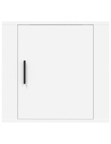 Comodino a Muro Bianco 50x30x47 cm