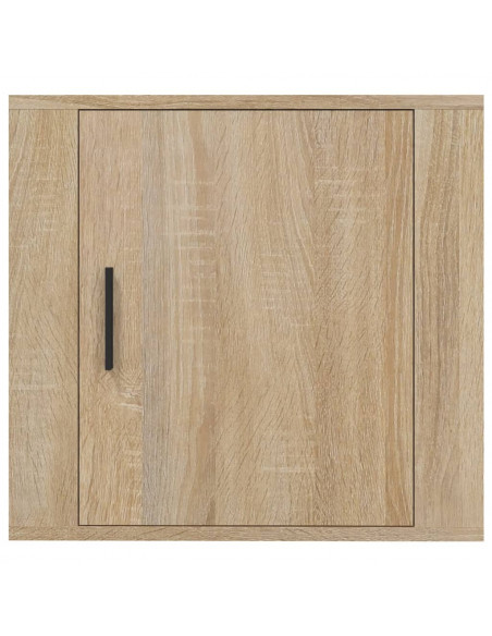Comodino a Muro Rovere Sonoma 50x30x47 cm