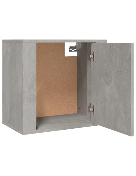 Comodini a Muro 2 pz Bianchi 50x30x47 cm