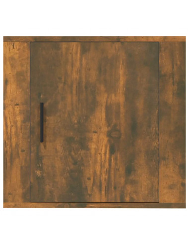 Comodino a Muro Rovere Fumo 50x30x47 cm