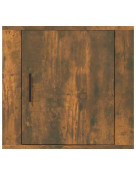 Comodino a Muro Rovere Fumo 50x30x47 cm