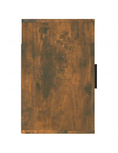 Comodini a Muro 2 pz Rovere Fumo 50x30x47 cm
