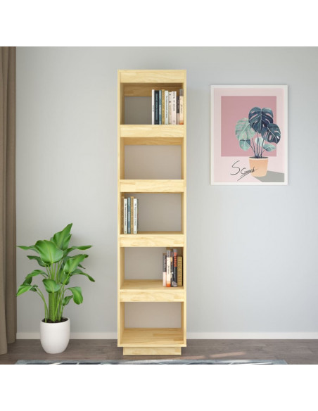 Libreria/Divisorio 40x35x167 cm in Legno Massello di Pino