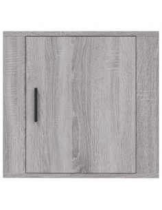 Comodini a Muro 2 pz Grigio Sonoma 50x30x47 cm 2
