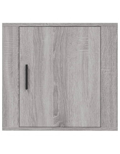 Comodini a Muro 2 pz Grigio Sonoma 50x30x47 cm