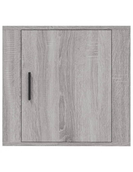 Comodini a Muro 2 pz Grigio Sonoma 50x30x47 cm