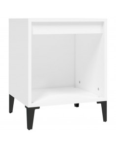 Comodino Bianco 40x35x50 cm 2