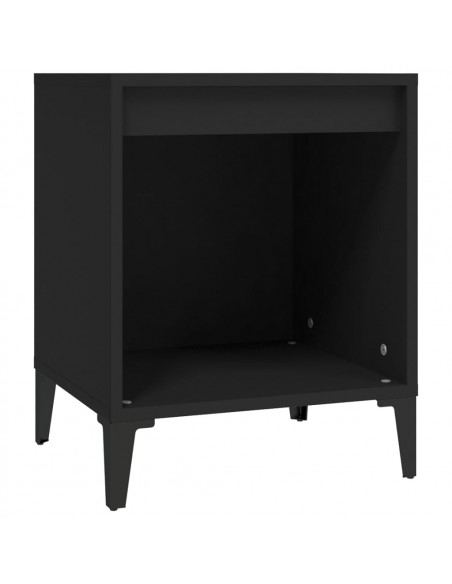 Comodino Nero 40x35x50 cm