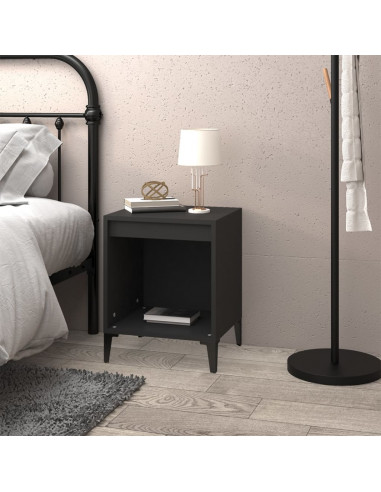 Comodino Nero 40x35x50 cm