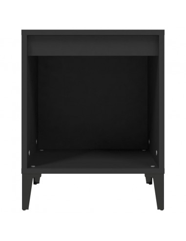 Comodino Nero 40x35x50 cm