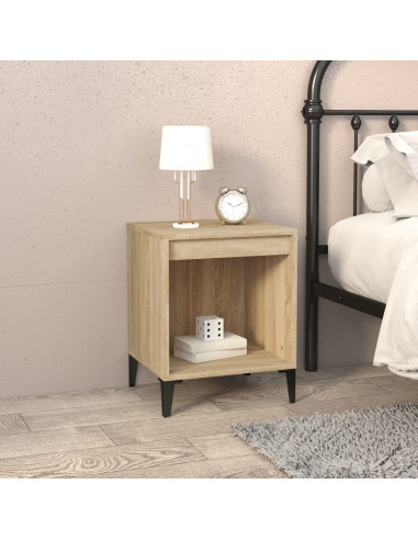 Comodini 2 pz Rovere Sonoma 40x35x50 cm