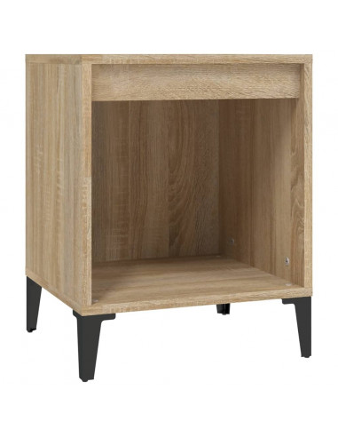 Comodini 2 pz Rovere Sonoma 40x35x50 cm