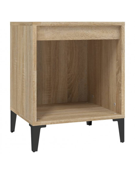 Comodini 2 pz Rovere Sonoma 40x35x50 cm