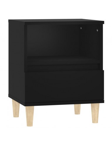 Comodino Nero 40x35x50 cm