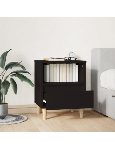 Comodino Nero 40x35x50 cm