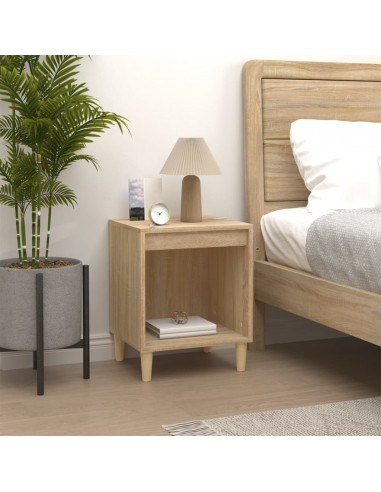 Comodini 2 pz Rovere Sonoma 40x35x50 cm