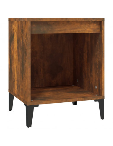 Comodino Rovere Fumo 40x35x50 cm