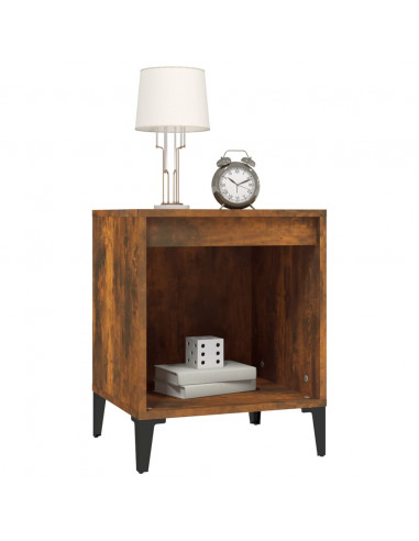 Comodino Rovere Fumo 40x35x50 cm