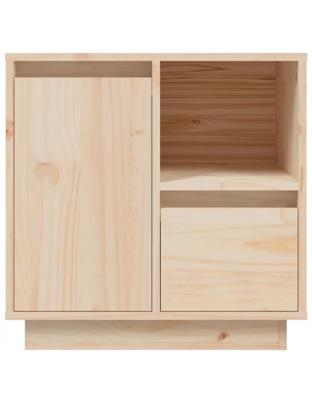 Comodini 2 pz 50x34x50 cm in Legno Massello di Pino