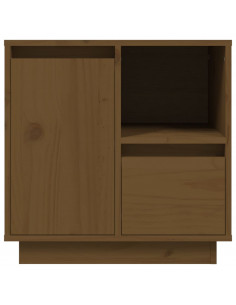 Comodini 2 pz Miele 50x34x50 cm in Legno Massello di Pino 2