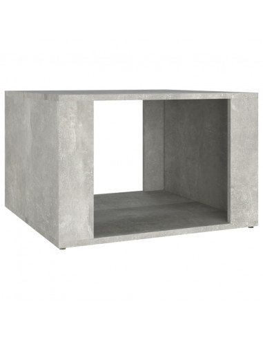 Comodino Grigio Cemento 57x55x36 cm in Legno Multistrato