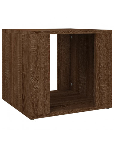 Comodino Rovere Marrone 41x40x36 cm in Legno Multistrato