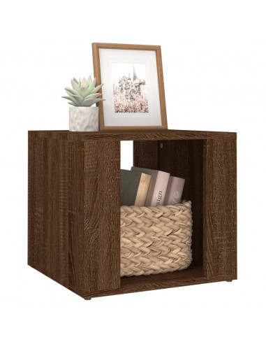 Comodino Rovere Marrone 41x40x36 cm in Legno Multistrato