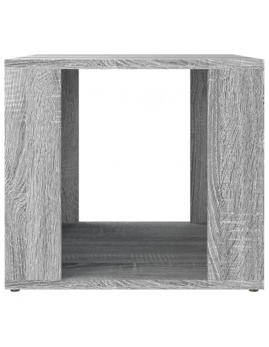 Comodino Grigio Sonoma 41x40x36 cm in Legno Multistrato