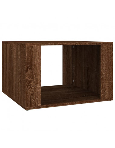 Comodino Rovere Marrone 57x55x36 cm in Legno Multistrato