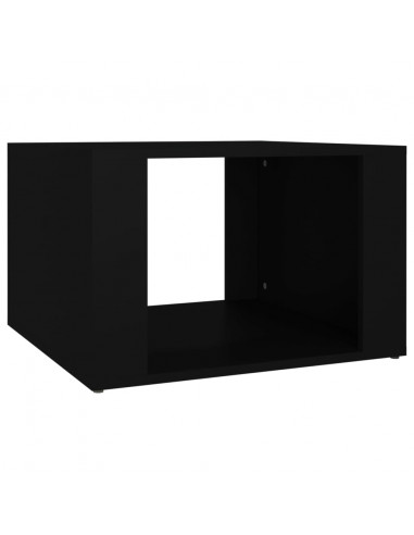 Comodino Nero 57x55x36 cm in Legno Multistrato