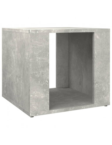 Comodino Grigio Cemento 41x40x36 cm in Legno Multistrato