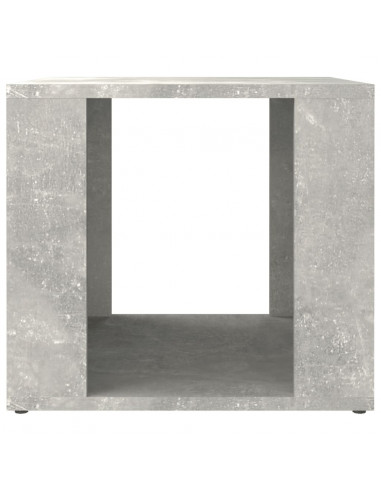 Comodino Grigio Cemento 41x40x36 cm in Legno Multistrato