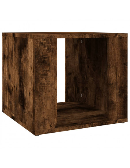Comodino Rovere Fumo 41x40x36 cm in Legno Multistrato