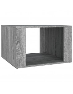 Comodino Grigio Sonoma 57x55x36 cm in Legno Multistrato 2