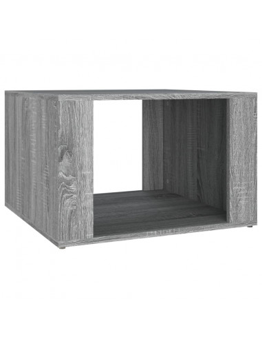 Comodino Grigio Sonoma 57x55x36 cm in Legno Multistrato