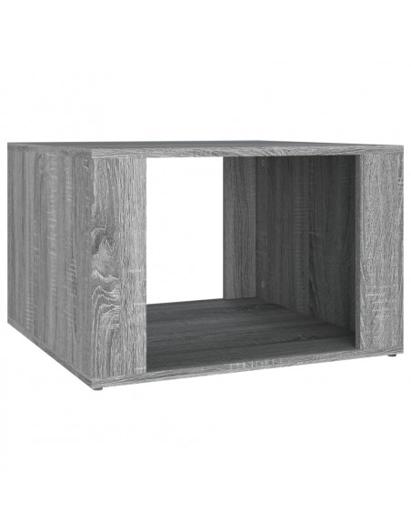 Comodino Grigio Sonoma 57x55x36 cm in Legno Multistrato