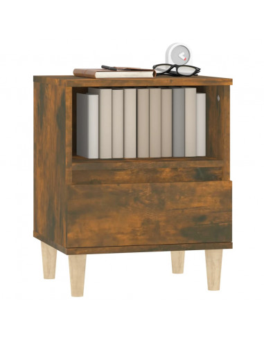 Comodino Rovere Fumo 40x35x50 cm