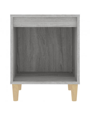 Comodino Grigio Sonoma 40x35x50 cm